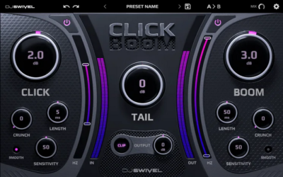 DJ Swivel Click Boom Transient Designer & Saturation