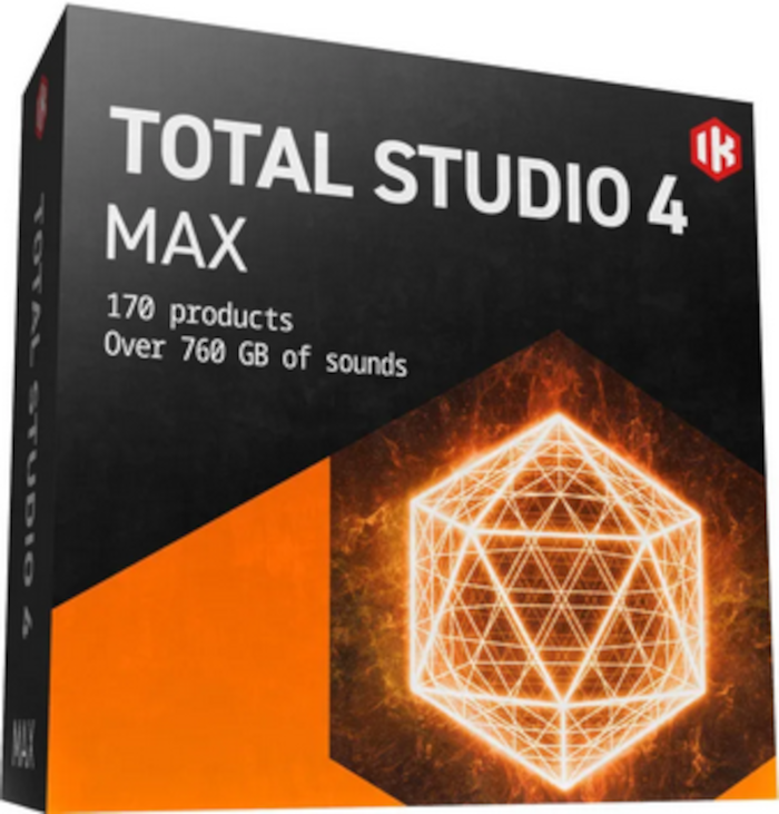 IK Multimedia Total Studio 4 MAX Instruments and Effects Bundle