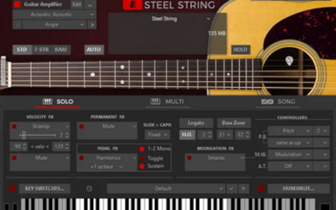 MusicLab RealGuitar 6 Acoustic Guitar Software Virtual Instrument