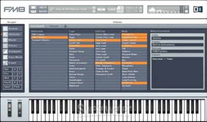 Native Instruments FM8 Synthesizer Plug-in