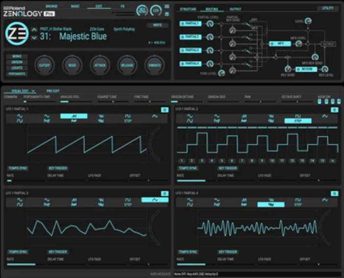 Roland ZENOLOGY Pro Software Synthesizer