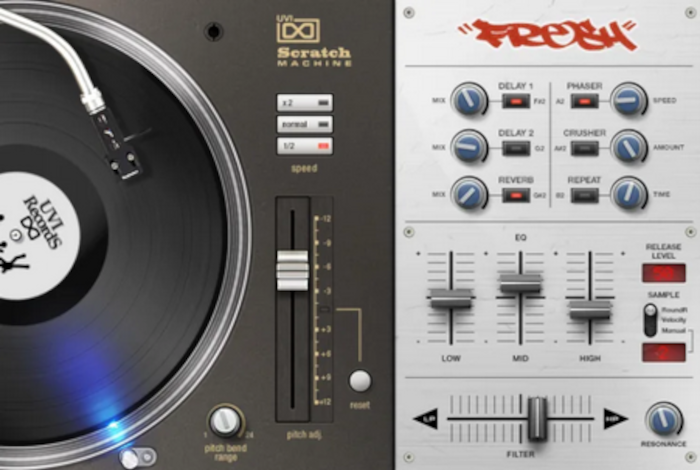 UVI Scratch Machine Virtual Turntable  Instrument